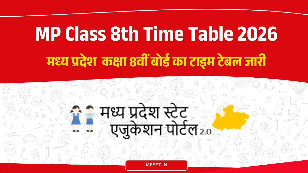 Class 8th Time Table